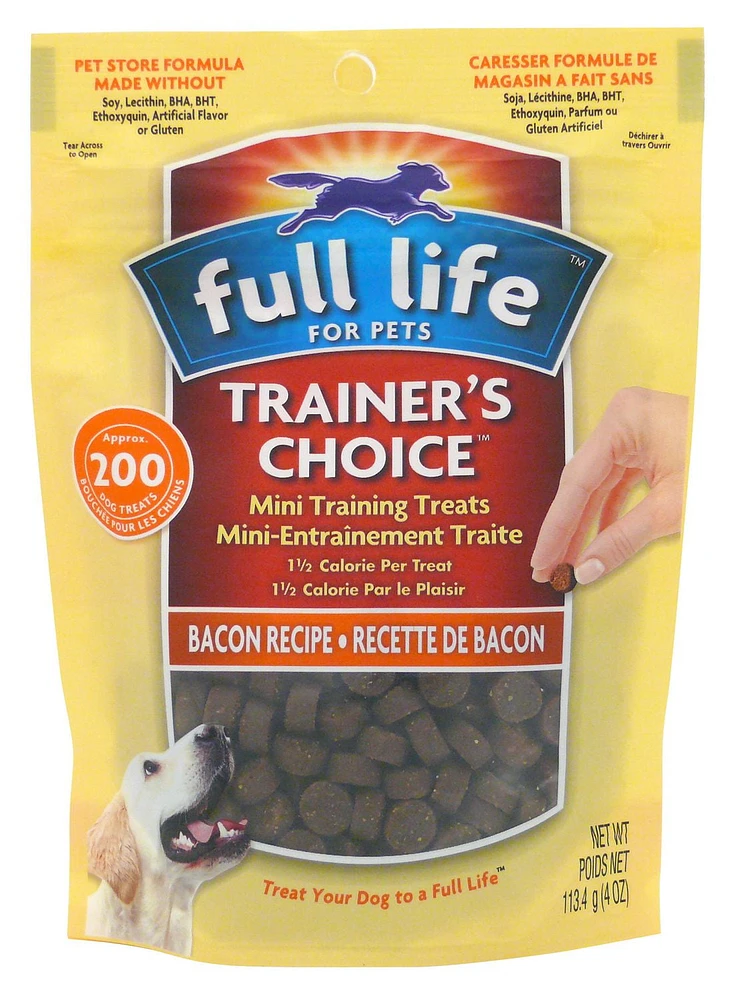 Full Life for Pets Trainer's Choice Mini Bacon Training Treats