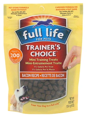 Full Life for Pets Trainer's Choice Mini Bacon Training Treats