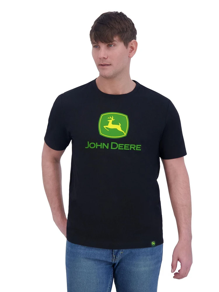 T-shirt graphique à logo à manches courtes John Deere