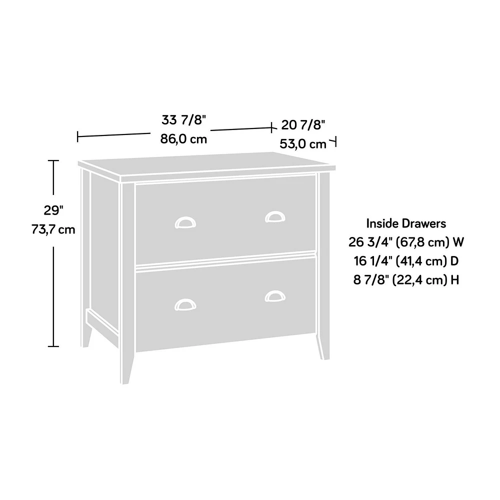 Sauder Summit Station Lateral File, Cinnamon Cherry, 435235