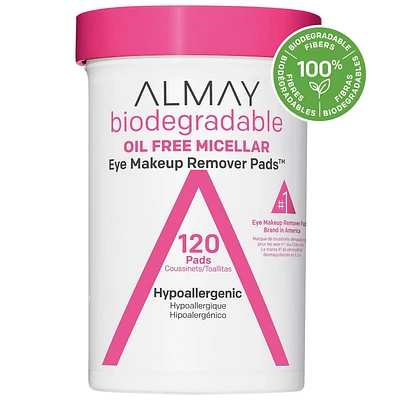 Tampons démaquillants pour les yeux Almay (120 unités) Lingettes biodégradables à l’eau micellaire