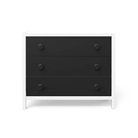 Child Craft Orbit 42" Dresser, Ebony/Matte White