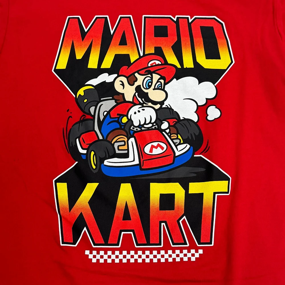 Mario Kart Boys Turn and Burn Short Sleeve T-Shirt