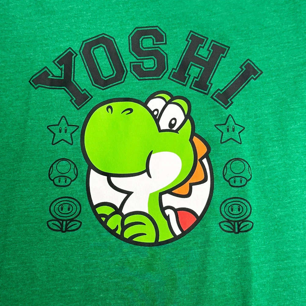 Super Mario Boys Yoshi Short Sleeve T-Shirt, Sizes: XS-XL