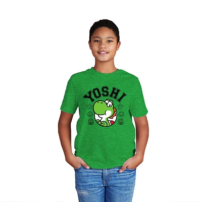 Super Mario Boys Yoshi Short Sleeve T-Shirt, Sizes: XS-XL