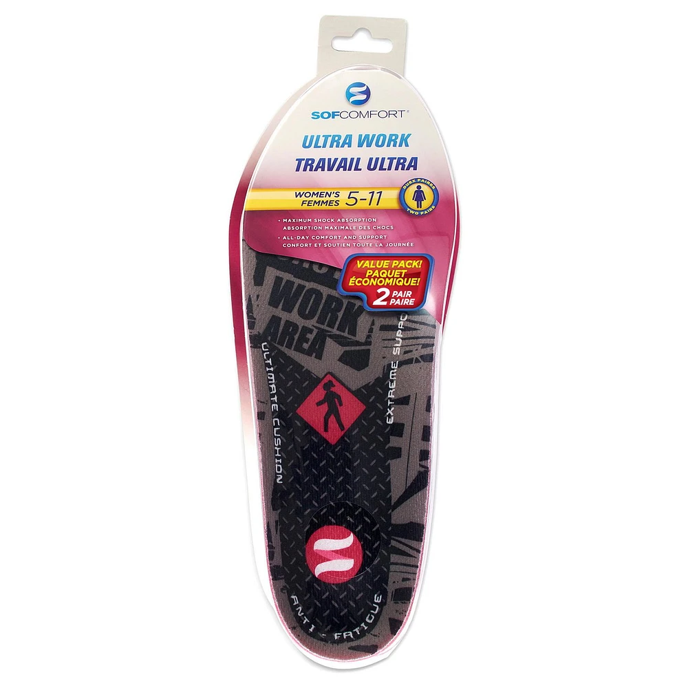 SOF COMFORT ULTRA WORK WMN, MAXIMUM COMFORT INSOLE WMN 1PR