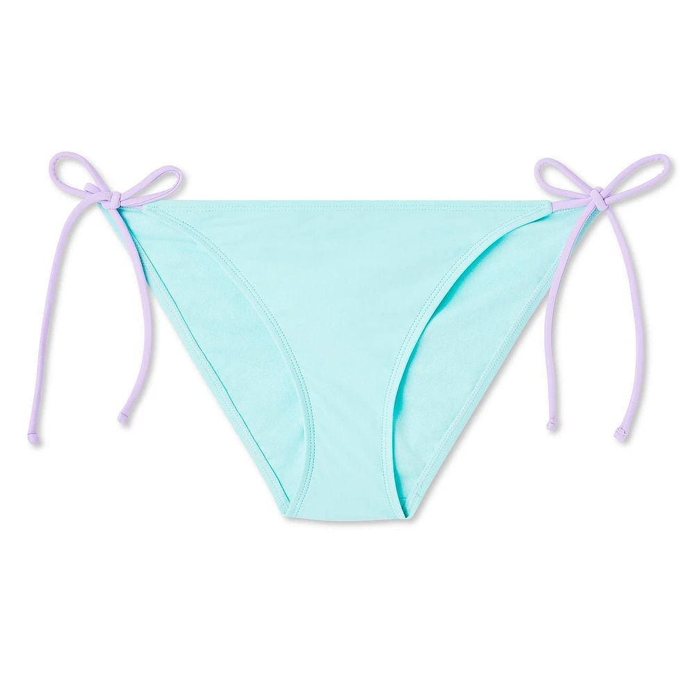 No Boundaries Women's String Bikini Bottom