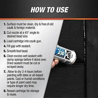 DYNAFLEX 230® Premium Elastomeric Sealant Black, Dynaflex 230, Sealant, Black, 300 ml