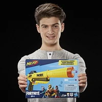 Fortnite SP-L Nerf Elite Dart Blaster with Detachable Barrel and 6 Official Nerf Fortnite Elite Darts For Youth, Teens, Adults