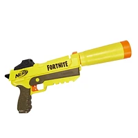 Fortnite SP-L Nerf Elite Dart Blaster with Detachable Barrel and 6 Official Nerf Fortnite Elite Darts For Youth, Teens, Adults