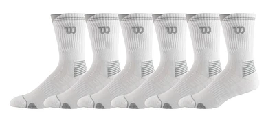 Wilson 6pk mens crew socks