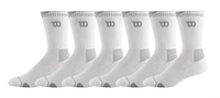 Wilson 6pk mens crew socks