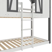 Child Craft Rustic Barn Twin over Twin Bunk Bed
