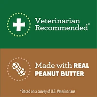 Greenies PILL POCKETS Dog Treats Tablet Size Adult Natural Soft With Real Peanut Butter