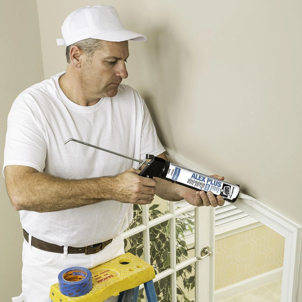 Alex Plus White Caulk, White