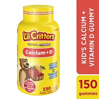 L’il Critters Calcium Gummy Bears with Vitamin D Gummies for Kids