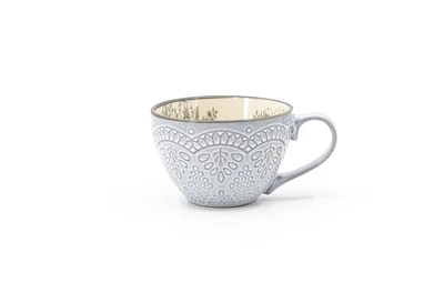 Pfaltzgraff Gabriela Gray Mug 14oz, Mug