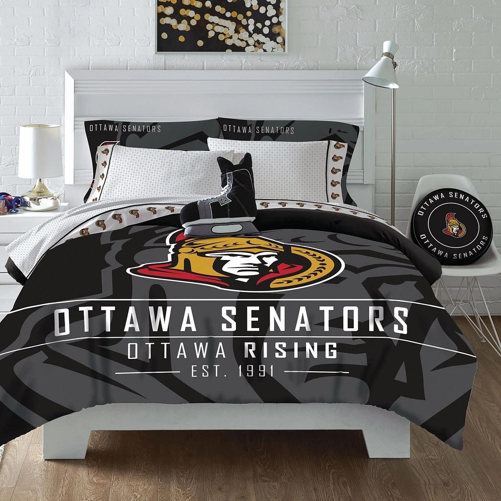 NHL Ottawa Senators Double Queen Comforter Set