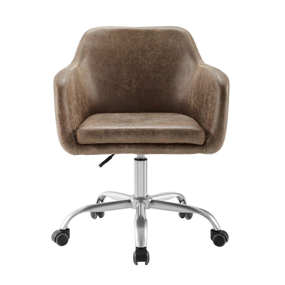 Tate Office Chair, Brown