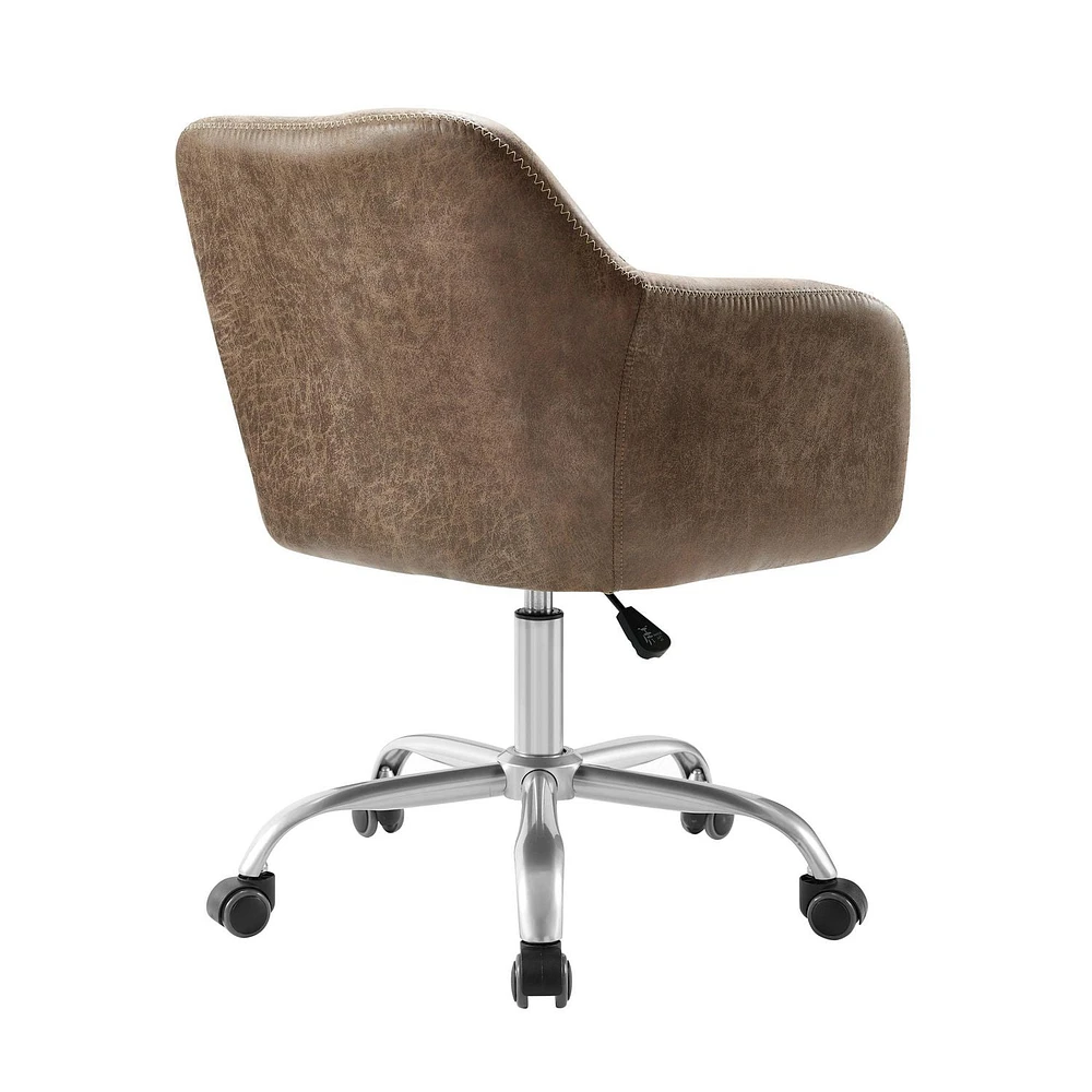 Tate Office Chair, Brown