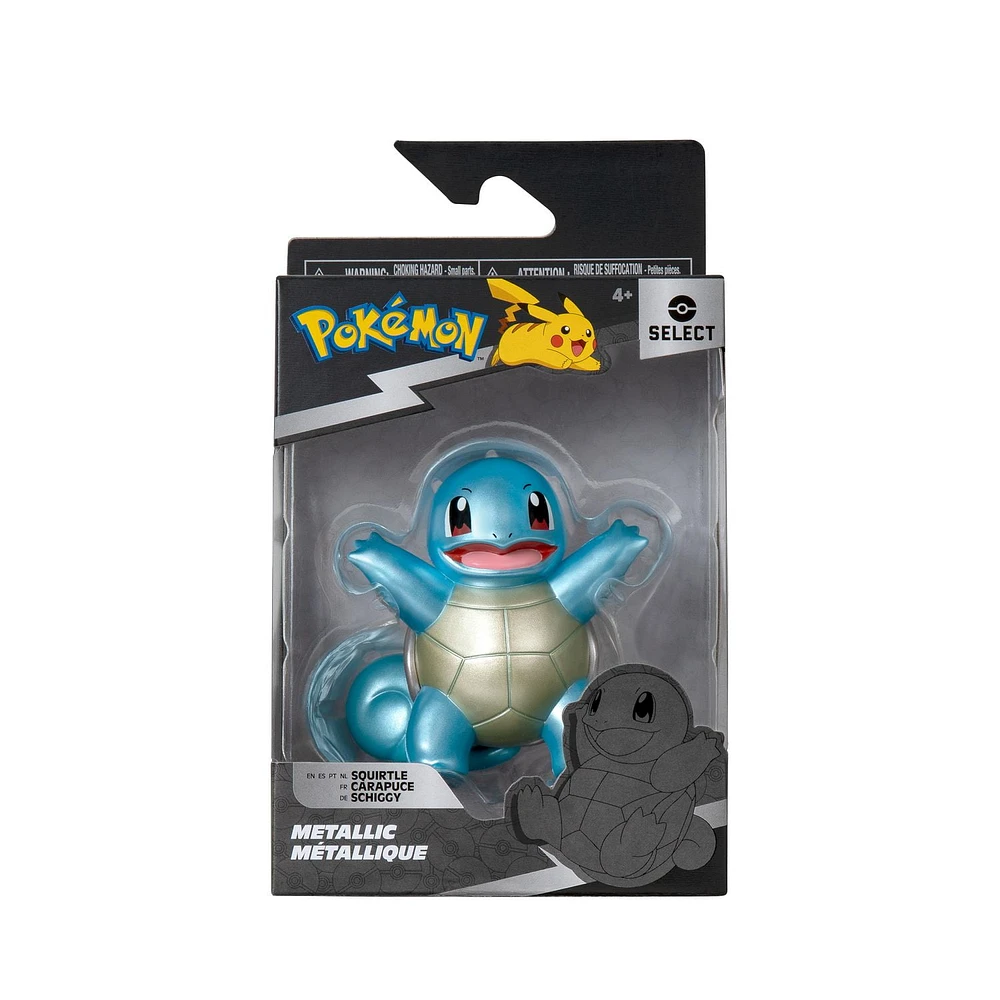 Pokémon Select: Metallic Battle Figure - Squirtle