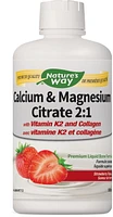 Nature's Way Calcium Magnesium Strawberry Liquid