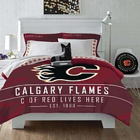 NHL Calgary Flames Double Queen Comforter Set