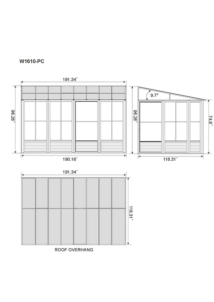 Florence Add-A-Room 10 Ft. x 16 Ft. in Slate