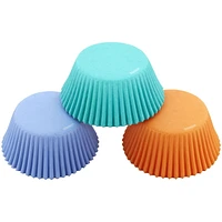 Wilton Teal, Orange and Purple Standard Cupcake Liners, Standard, 75-Count