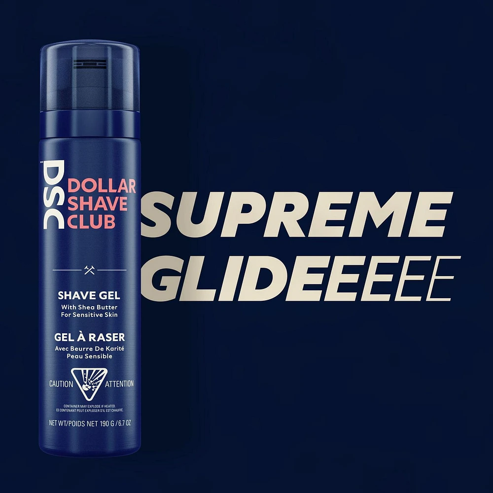 Gel à raser Dollar Shave Club pour un glissement et une hydratation suprêmes