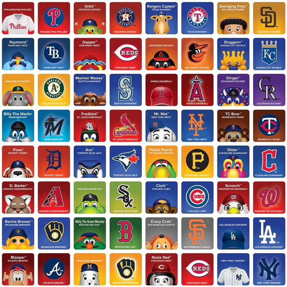 Masterpieces Puzzle Company MLB - Mascots Matching Game