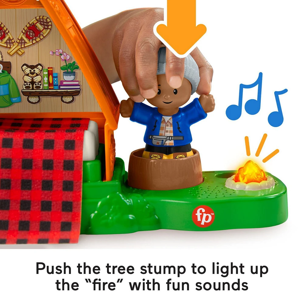 Little People A-Frame Cabin Electronic Playset