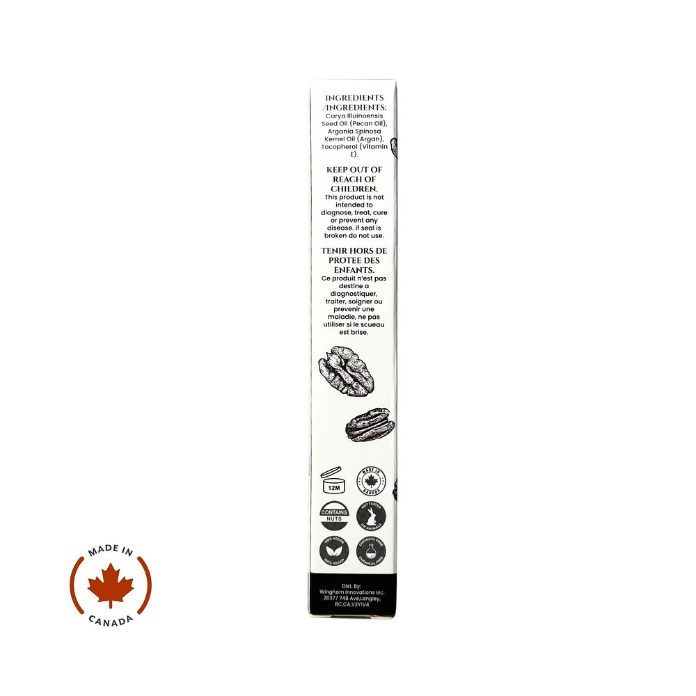 Nuez Acres Sérum de croissance des cils et des sourcils à l'huile de noix de pécan, 8 ml Profitez naturellement de cils plus fournis et plus longs.