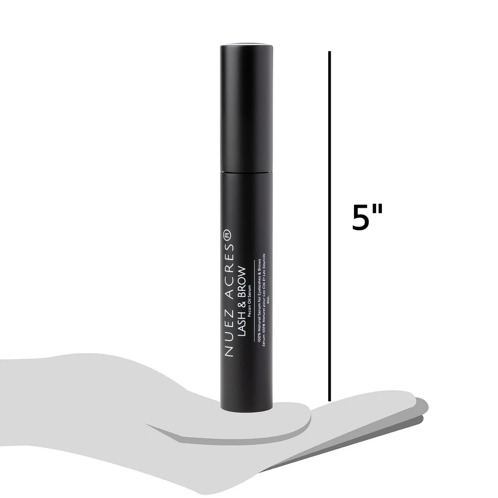 Nuez Acres Sérum de croissance des cils et des sourcils à l'huile de noix de pécan, 8 ml Profitez naturellement de cils plus fournis et plus longs.
