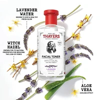 THAYERS Lavender Facial Toner Alcohol-Free Witch Hazel and Aloe Vera formula 355ml, 12 oz