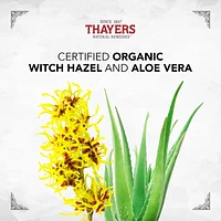 THAYERS Unscented Facial Toner Alcohol-Free Witch Hazel Aloe Vera Formula Travel Size 89mL, Alcohol-Free Facial Toner