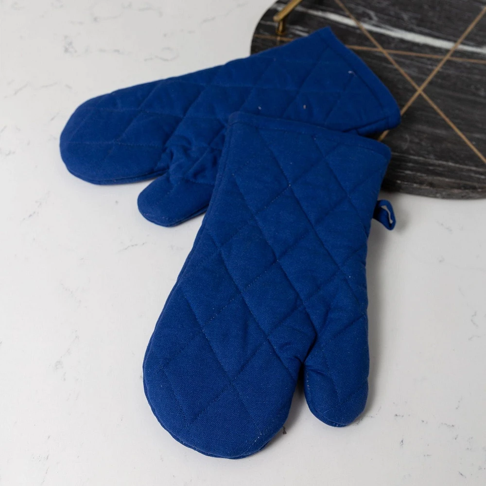 Fabstyles Solo Cotton Oven Mitts Set of 2