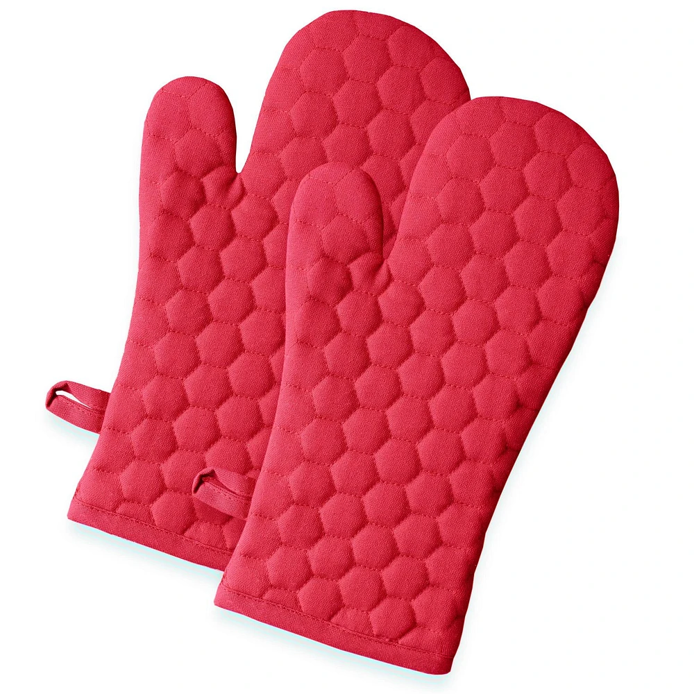 Fabstyles Fouta Cotton Oven Mitt Set of 2