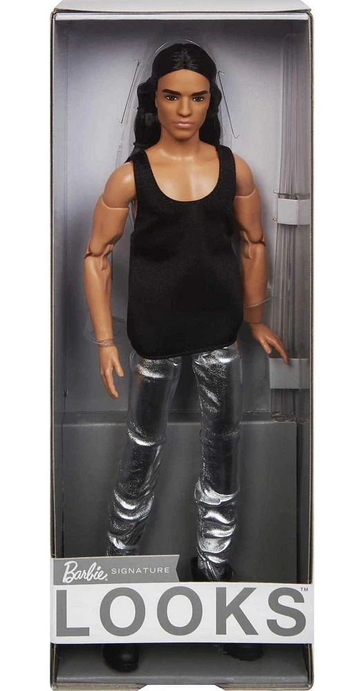 Barbie Signature Looks Ken Collector Doll - Black Tank Top & Metallic Pants