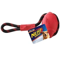 Jouet à tirer infini Nerf Dog pour chiens en rouge