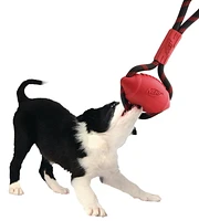 Jouet à tirer infini Nerf Dog pour chiens en rouge