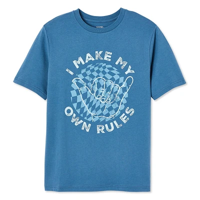 T-shirt avec imprimé graphique George pour garçons Tailles TP–TG