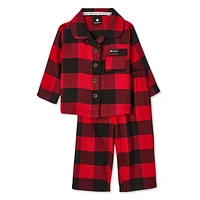 Canadiana Infants' Gender Inclusive Pajama 2-Piece Set, Sizes 0-24 months