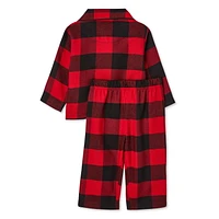 Canadiana Infants' Gender Inclusive Pajama 2-Piece Set, Sizes 0-24 months