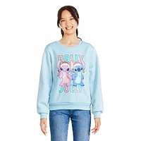 Disney Girls' Stitch Light Up Fleece Popover Sizes XS-XL