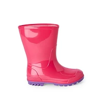 George Toddler Girls' Rubber Boots, Sizes 5-10