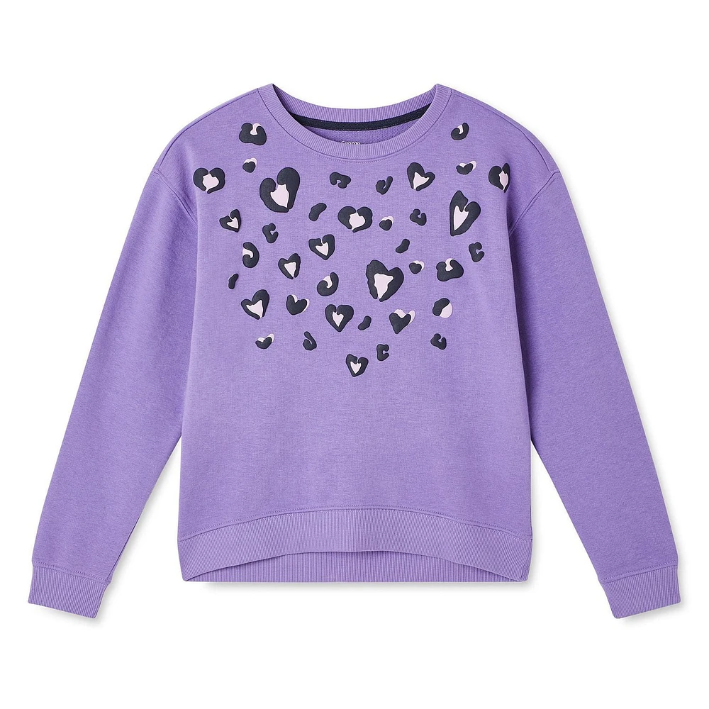 Coton ouaté à encolure ras du cou George pour filles