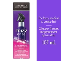 John Frieda Frizz Ease 3-Day Straight Flat Iron Spray, Heat Protectant Spray | 105 mL