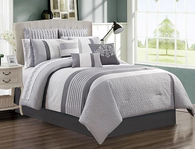 Safdie & Co. Comforter Set 7PC D Wov Kane