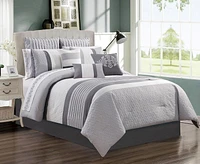 Safdie & Co. Wov Kane 7PC King Comforter Set